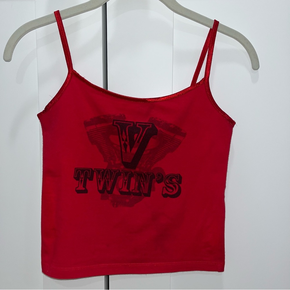 Red Crop Camisole